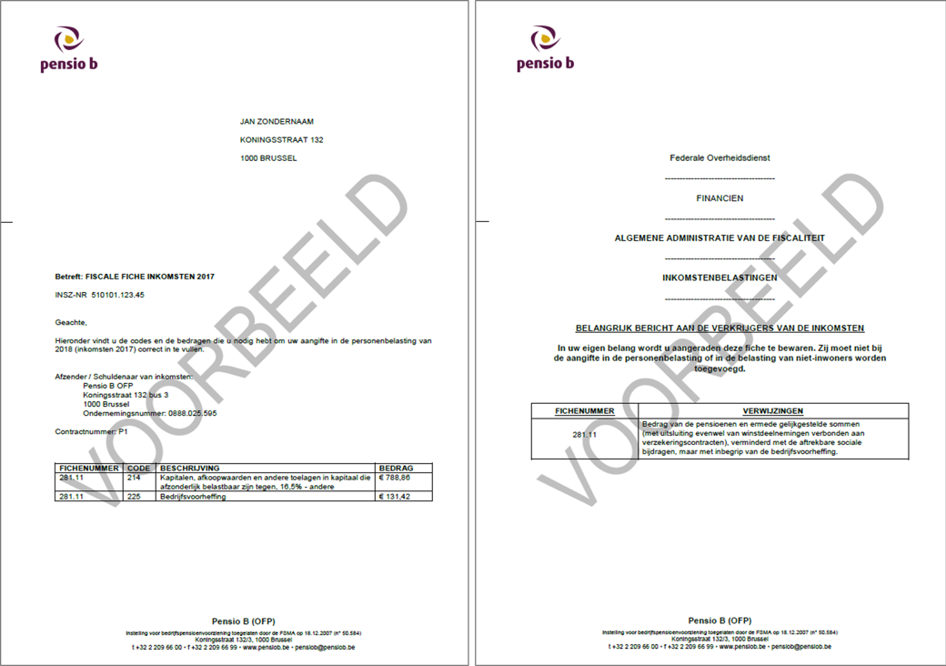 Fiscale Fiche Vb Nl